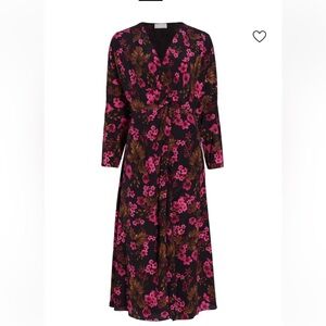 Elie Tahari Azalea Long Sleeve Twist Front Dress NWT Size 8